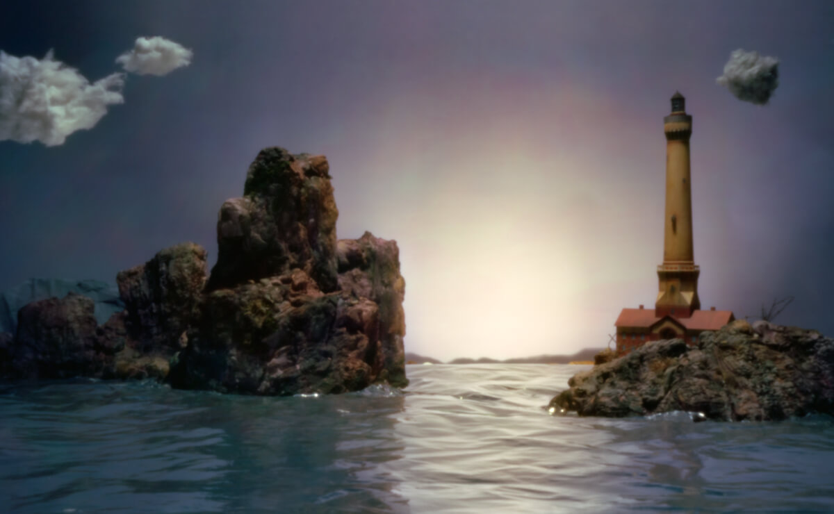 Clouds Projection - 1 of 3 - 6x9 pinhole photography - Kodak Ektar 100