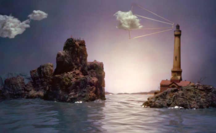 Clouds Projection - 2 of 3 - 6x9 pinhole photography - Kodak Ektar 100