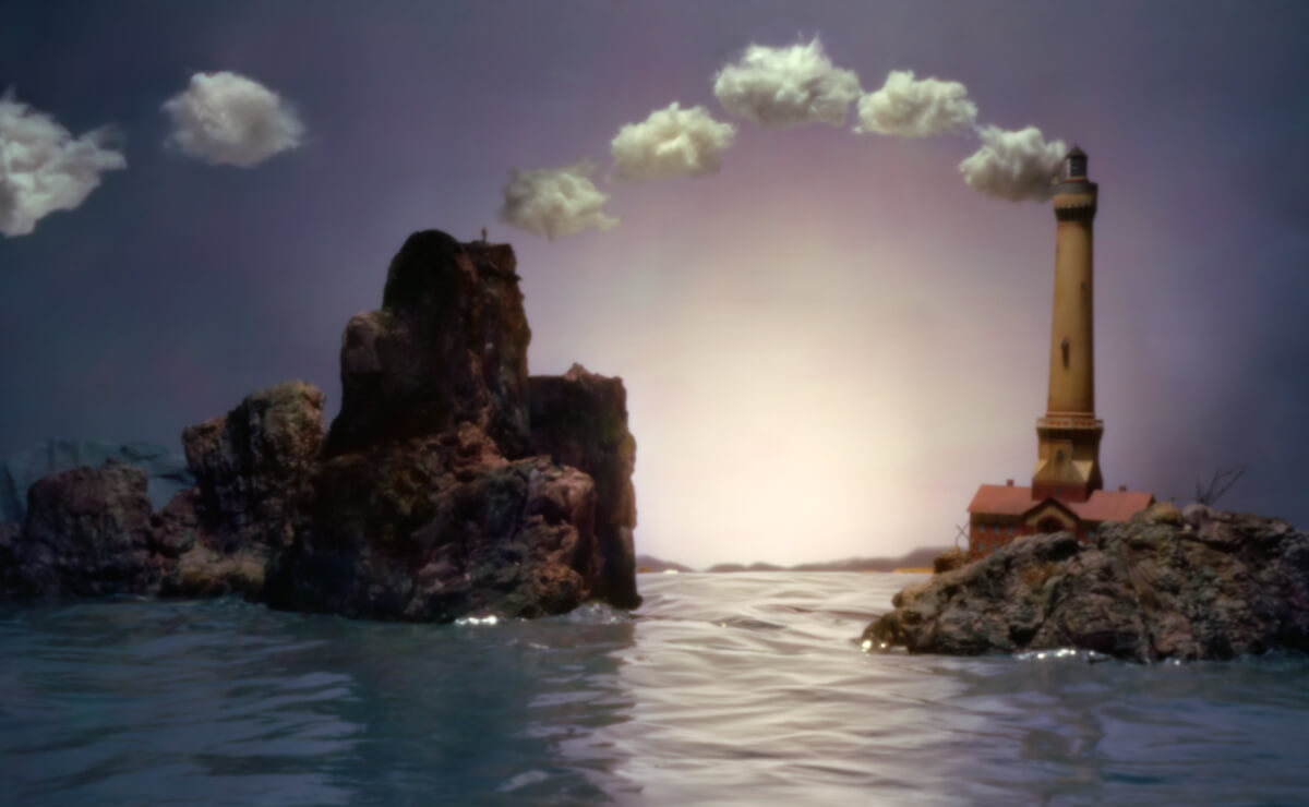 Clouds Projection - 3 of 3 - 6x9 pinhole photography - Kodak Ektar 100